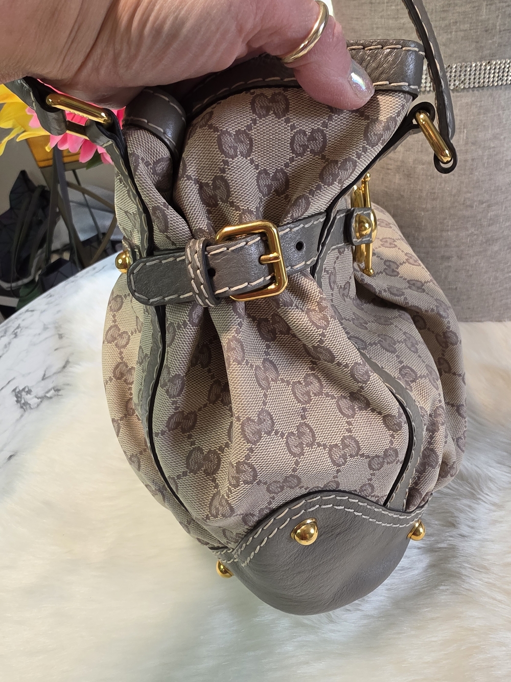 Gucci Jockey Hobo Large EUC - Picture 5 of 12